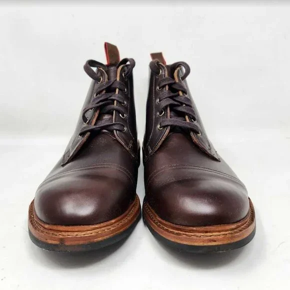 Men's 8 3E Allen Edmonds Patton weatherproof oxford bootsbrown 8 X-Wide